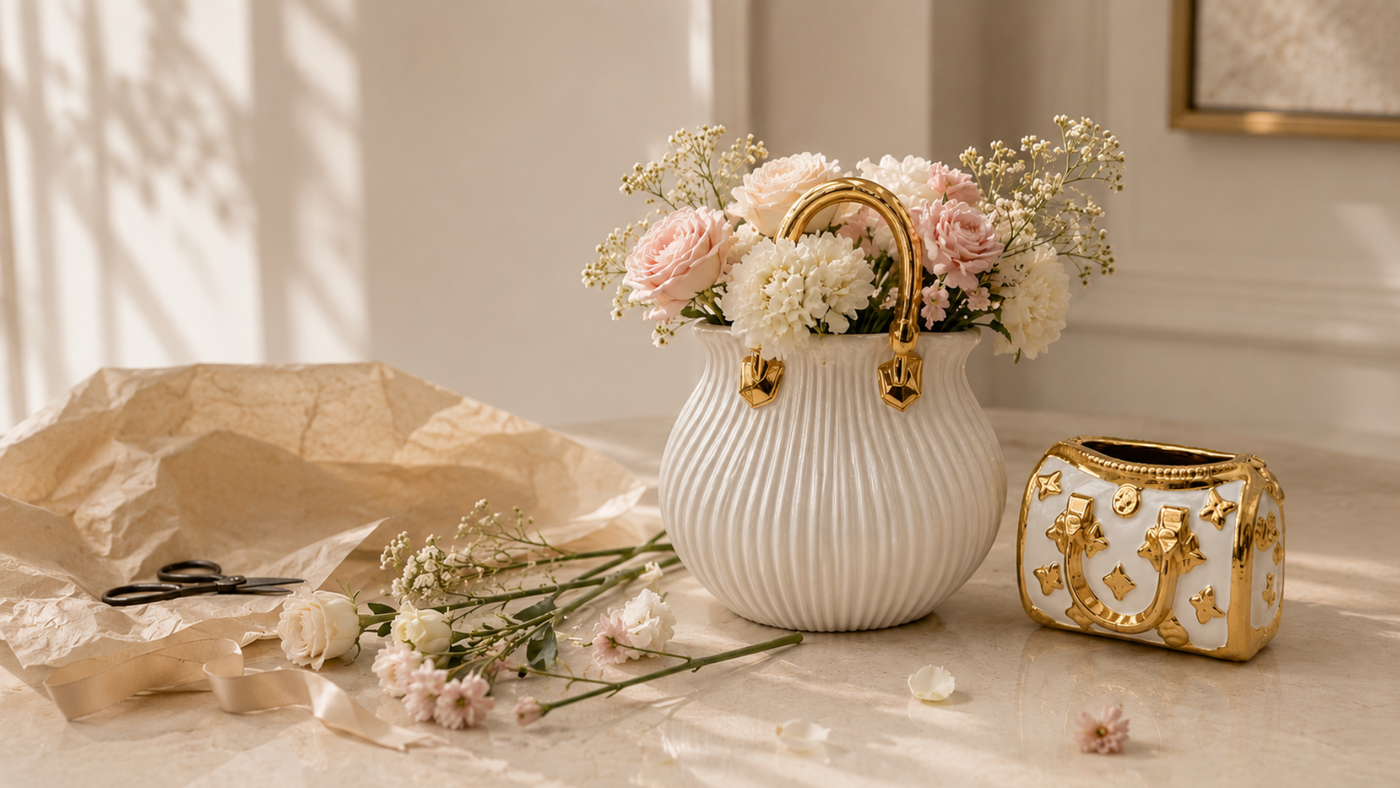 Handbag Vases: The Ceramic Vase That Doubles as a Statement Accessory