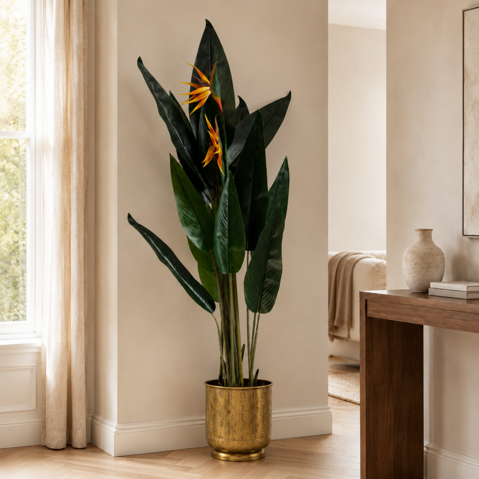 Artificial Bird of Paradise Plant 165cm Tall Faux Indoor Tree
