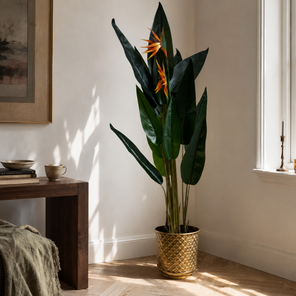 Artificial Bird of Paradise Plant 165cm Tall Faux Indoor Tree
