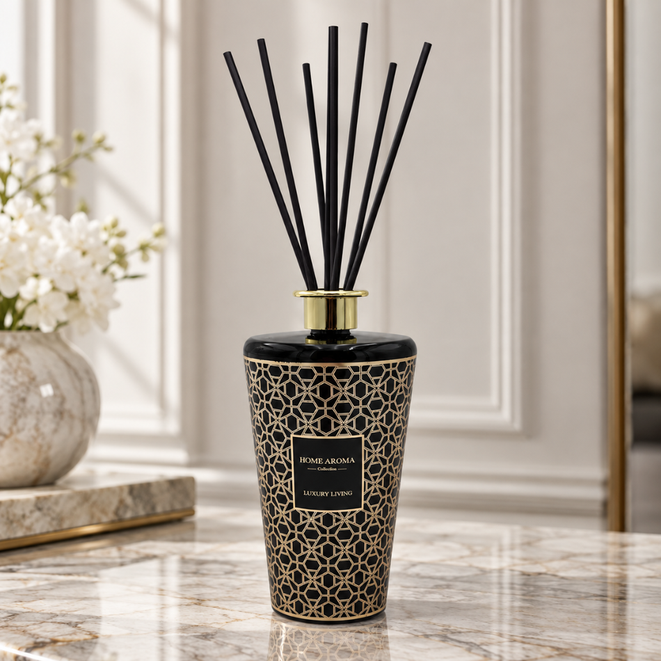 Black and Gold Geometric Reed Diffuser 1000ml